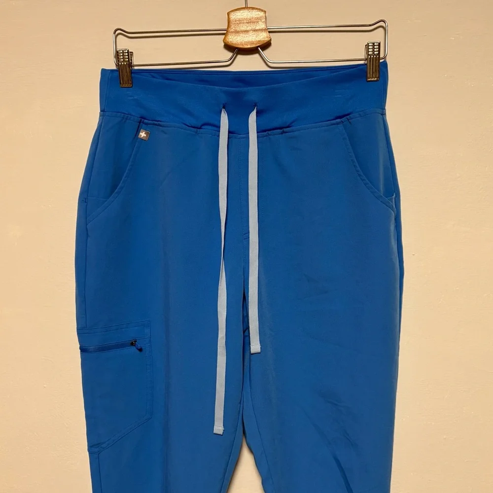 FIGS Joggers Blue Technical Collection Scrub Pants